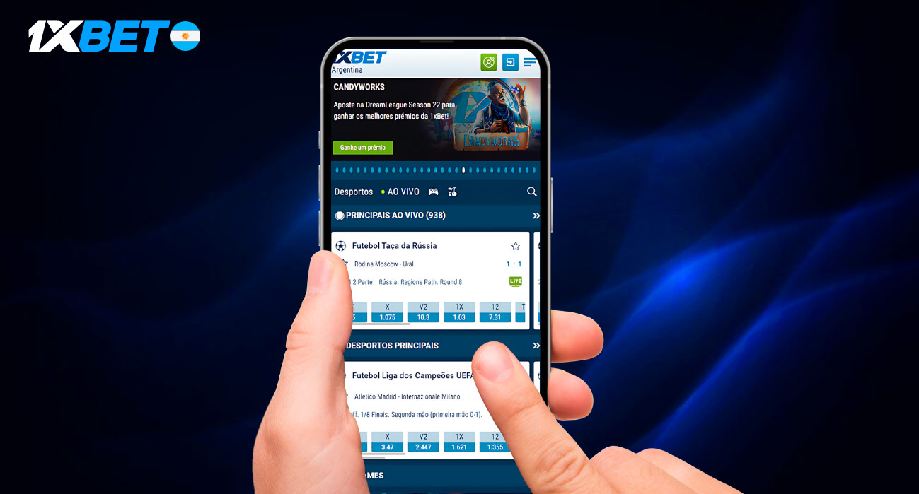 Descarga la app 1xbet y disfruta de apuestas y juegos de casino en tu móvil